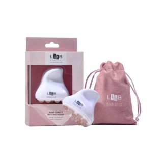 Rouleau facial en pierre de quartz rose AA LAAB avec effet rafraîchissant (1 pièce)