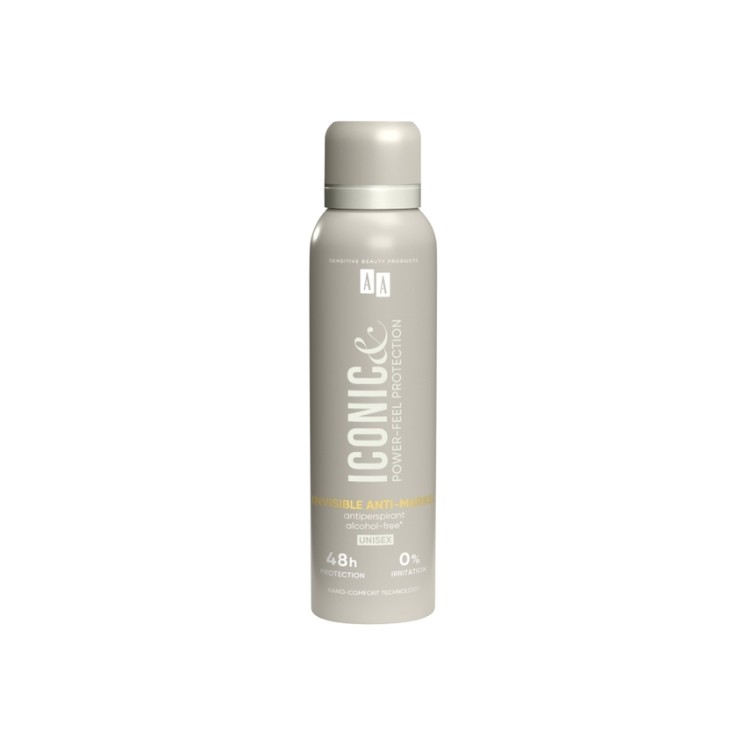 Déodorant invisible AA Iconic en spray 150 ml