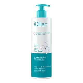 Гель для вмивання тіла та обличчя Oillan Skin Control Smoothing з 10% сечовини 400 мл