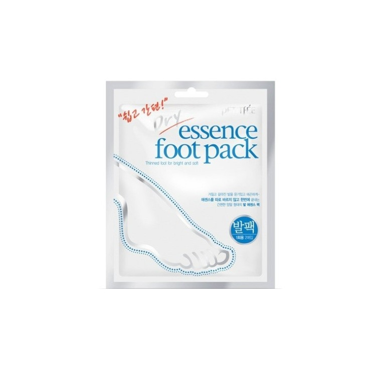 Поживна та зволожуюча маска для ніг Petitfee Dry Essence Foot Pack, 2 шт.