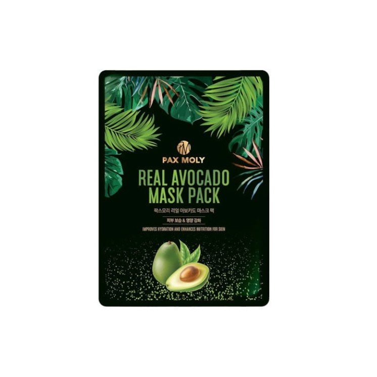 Живильна тканинна маска Pax Moly Real Avocado з авокадо 25 мл
