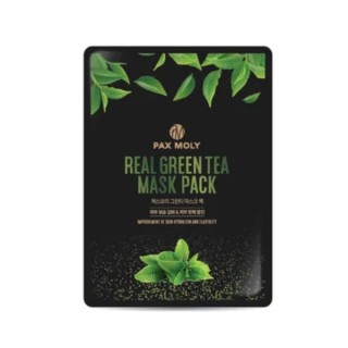 Заспокійлива тканинна маска Pax Moly Real Green Tea із зеленим чаєм 25 мл