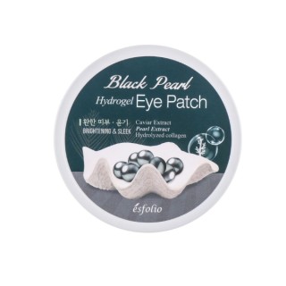 Patchs pour les yeux Esfolio Black Pearl hydro Gel, 60 unités