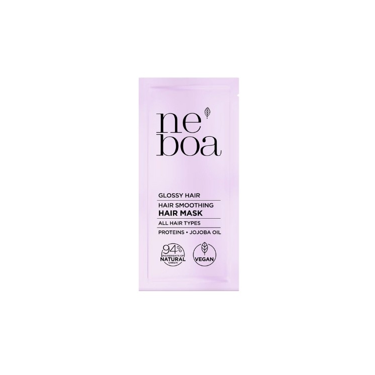 Neboa Glossy Hair Smoothing Haarmaske für Haarlaminierung Mini 25 ml
