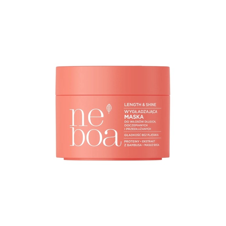Neboa Length & Shine Smoothing Mask voor lang haar, extensions en clip-ins 300 ml