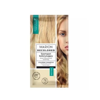 Шампунь для фарбування волосся Marion Color з біотином 4-8 миття /8.3/ Медово blond 40 мл