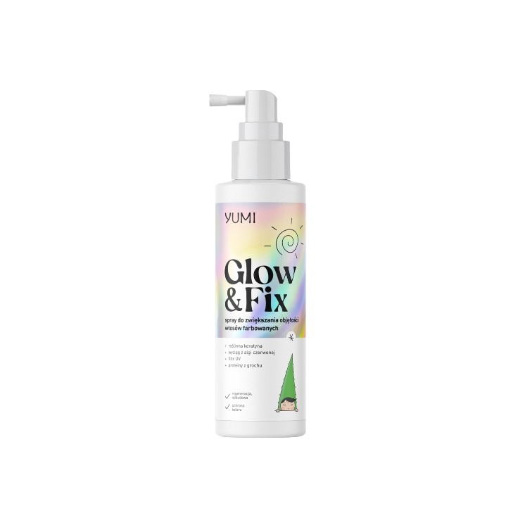 Yumi Glow & Fix Volumenspray für coloriertes Haar 100 ml
