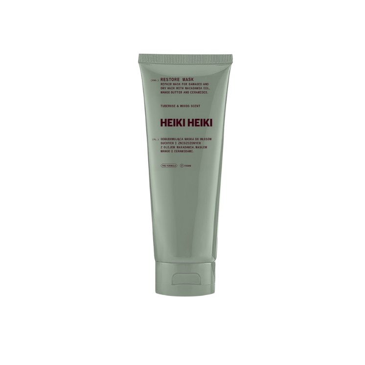Masque capillaire régénérant Heiki Heiki Restore Tubéreuse & Bois 200 ml