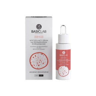 Sérum apaisant BasicLab Esteticus pour les taches d'acné, 5 % d'acide tranexamique, 30 ml
