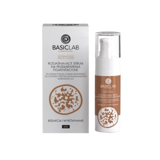 BasicLab Esteticus Aufhellendes Serum gegen Pigmentstörungen, 5 % Kojisäuredipalmitat, 30 ml