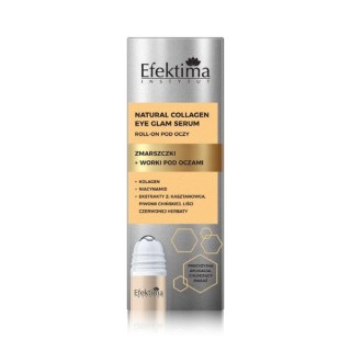 Сироватка для шкіри навколо очей Efektima Naturall Collagen від зморшок та мішків під очима 15 мл