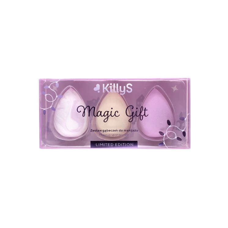 KillyS Magical Gift Set Zestaw gąbeczek do makijażu  3 sztuki