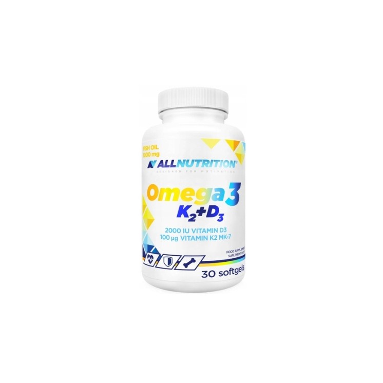 AllNutrition Омега3 K2+D3 30 капсул