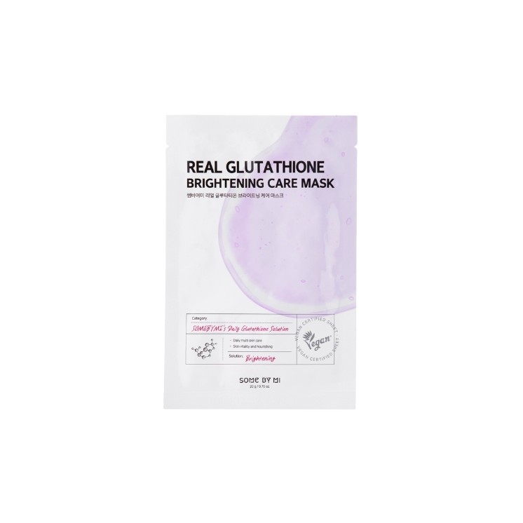 Освітлююча тканинна маска для обличчя Some By Mi Real Glutathione 20 г