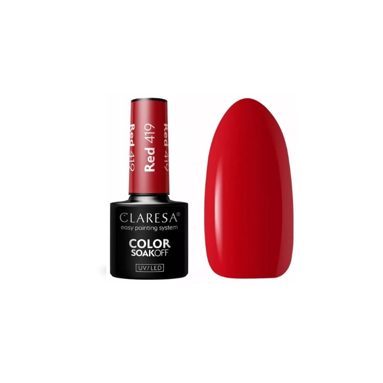 Vernis à ongles hybride Red Claresa /419/ 5 g