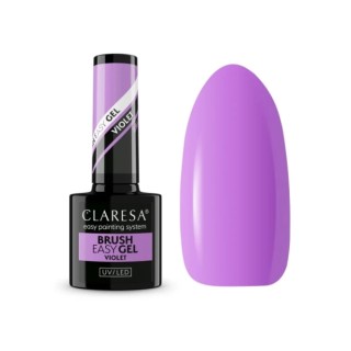 Claresa Brush Easy Gel Gel in der Flasche mit Pinsel Violet 5 g