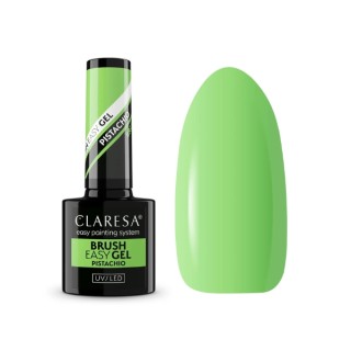 Gel démaquillant facile Claresa Brush Easy Gel en flacon avec pinceau Pistachio 5 g