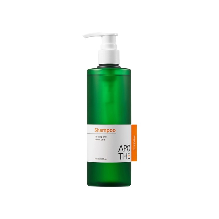 APOTHE Sebum Control Shampoo, talgregulerende shampoo voor haar en hoofdhuid, 300 ml