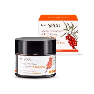 Sylveco Feuchtigkeitsspendende Gesichtscreme mit Birke, Sanddorn und Betulin, 50 ml