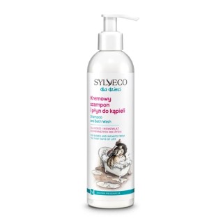 Shampoing et bain moussant crémeux Sylveco pour enfants 300 ml