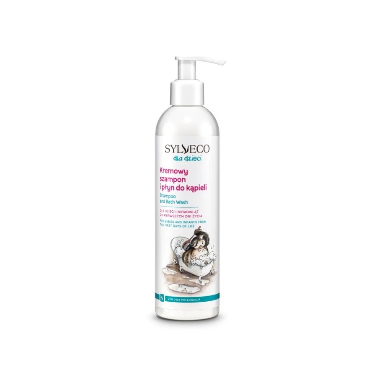 Sylveco voor kinderen: romige shampoo en badschuim 300 ml