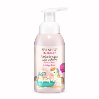Mousse lavante corps et cheveux à la pastèque Sylveco pour enfants de 3 ans et plus, 290 ml