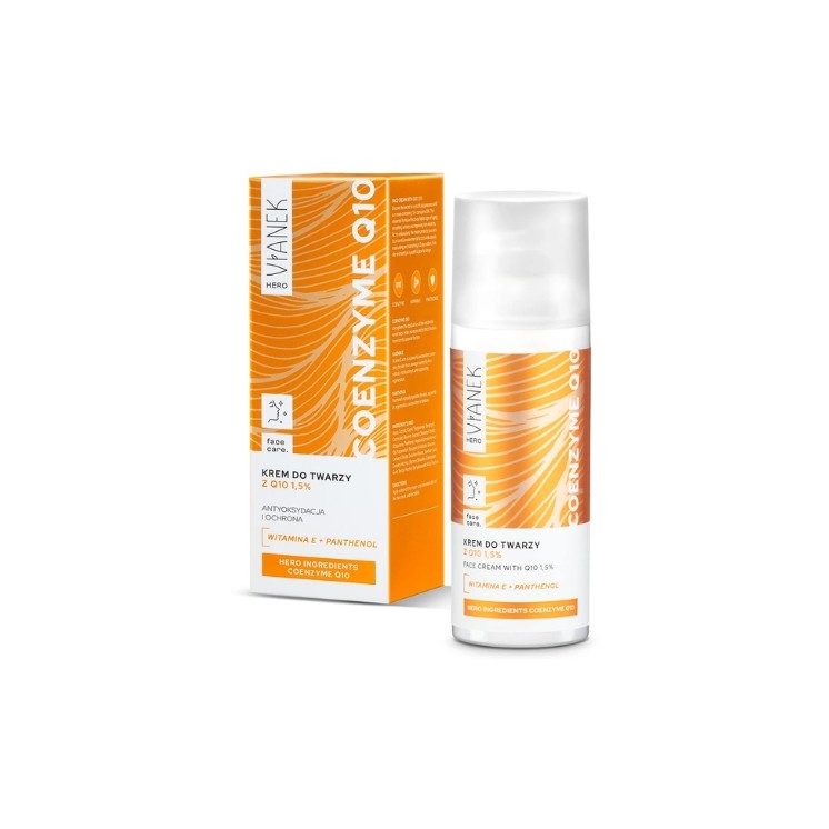 Vianek Hero Coenzyme Q10 gezichtscrème met co-enzym Q10 50 ml