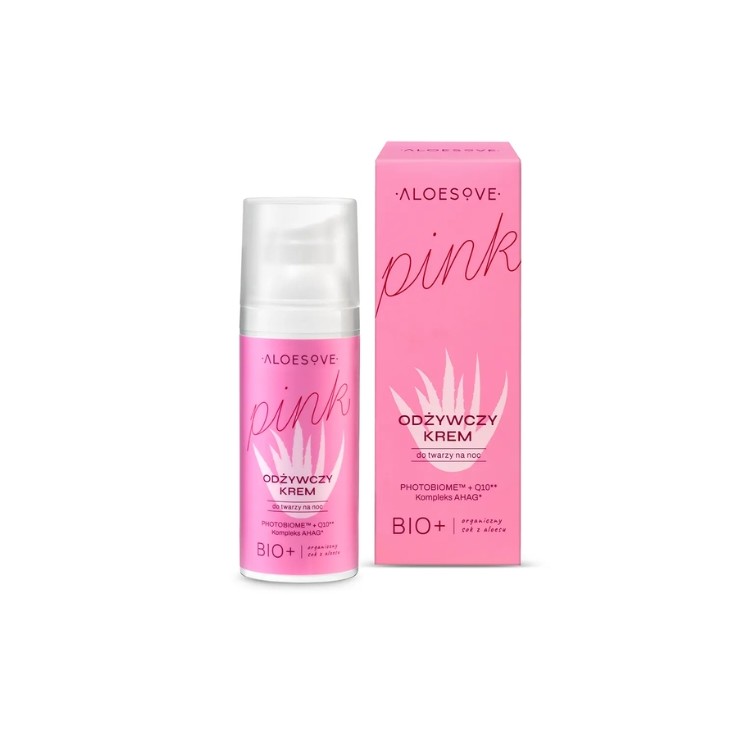 Aloesove Pink Nährende Nachtcreme fürs Gesicht 50 ml