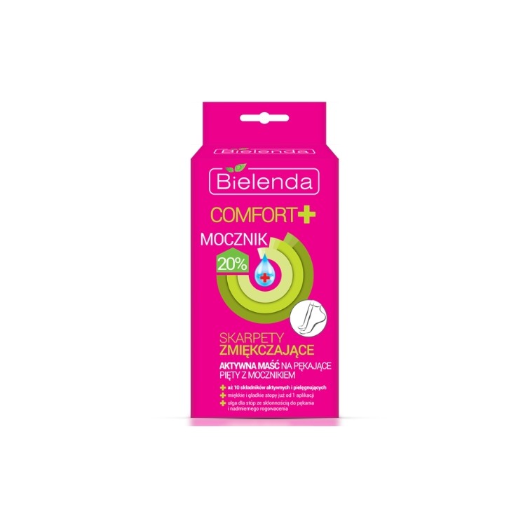 Bielenda Comfort Softening Socks Active Cracked Heel Ointment with 20% Urea 2 pieces