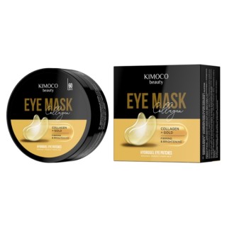 Патчі для очей Kimoco Beauty Collagen Firming and Brightening з колагеном та золотом, 60 шт.