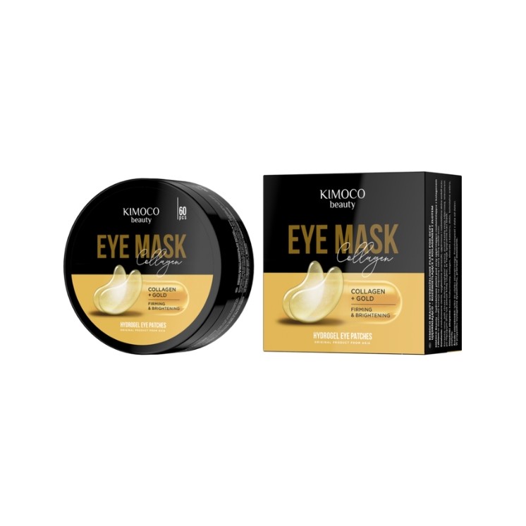 Patchs contour des yeux Collagen et éclaircissants au collagène et à l'or Kimoco Beauty 60 pièces).