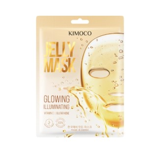 Masque en tissu éclaircissant pour le visage Kimoco Glass Skin 23 ml