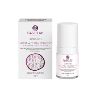 Crème contour des yeux raffermissante BasicLab Estrogenis pour une peau plus dense 18 ml