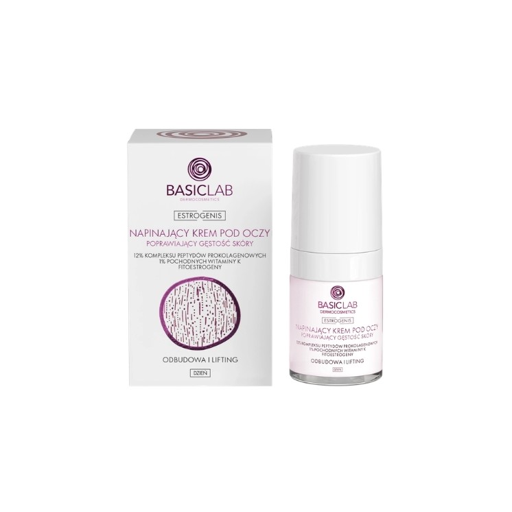 BasicLab Estrogenis Verstevigende Oogcrème voor een stevigere huid 18 ml