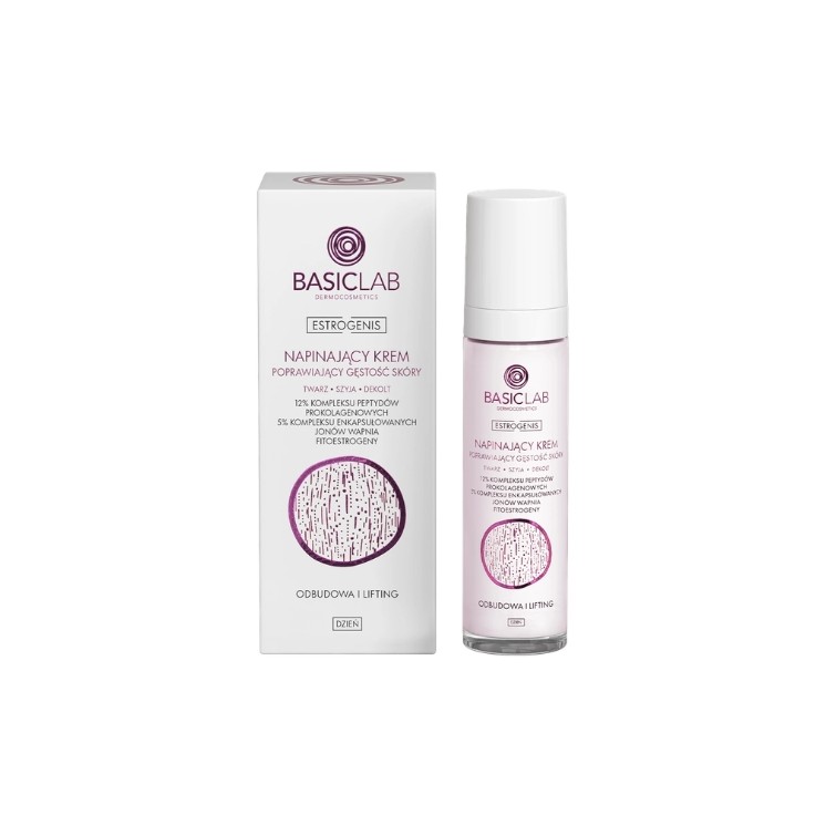 Crème de jour raffermissante BasicLab Estrogenis pour la densité de la peau 50 ml