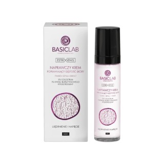 Crème de nuit raffermissante BasicLab Estrogenis pour le visage, pour une peau plus dense, 50 ml