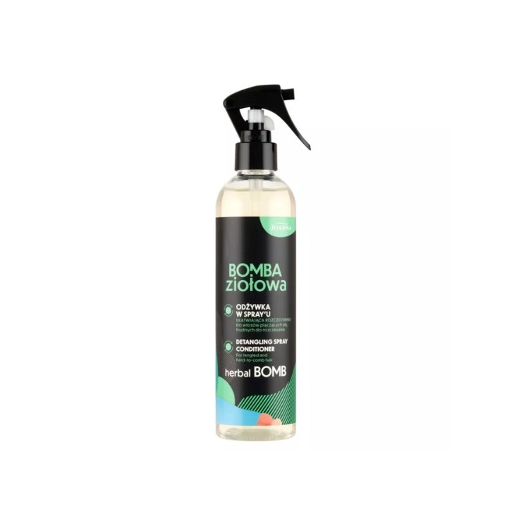 Après-shampoing en spray Joanna Herbal Bomb pour un démêlage facile 300 ml