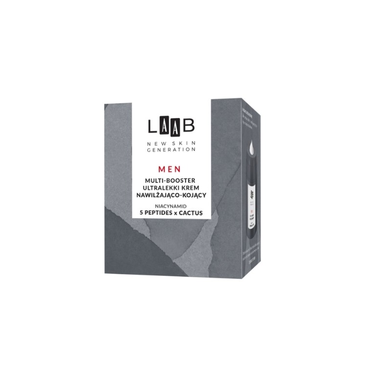 AA LAAB Men Multi- Booster ultralichte hydraterende en verzachtende crème voor mannen 50 ml