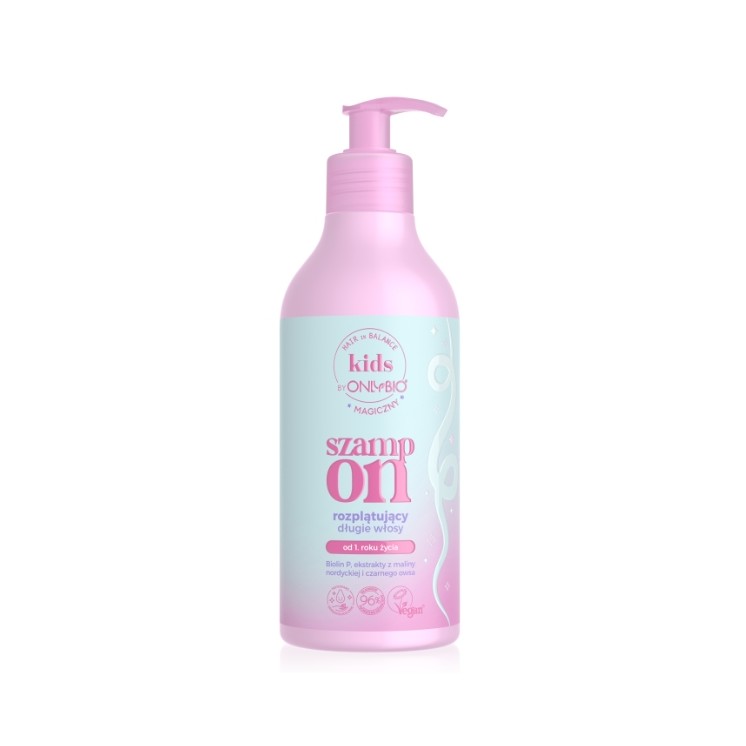 ONLYBIO Hair in Balance Kids Magische Ontwarrende Shampoo voor Lang Haar 400 ml