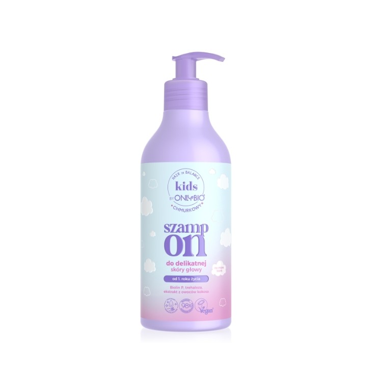 ONLYBIO Hair in Balance Kids Shampooing Cloud pour cuir chevelu délicat 400 ml