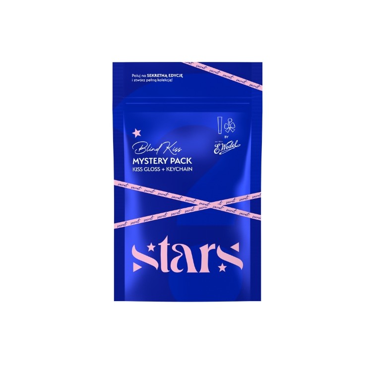 Stars from the Stars x E.Wedel BlindKiss Mystery Pack Błyszczyk do ust 10 g + Brelok do kluczy
