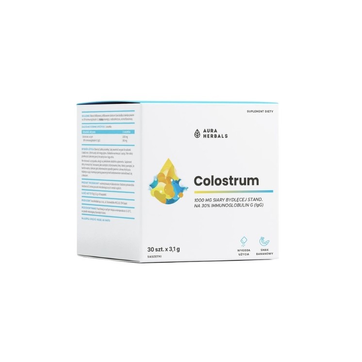 Aura Colostrum 1000mg Banane 30 sachets