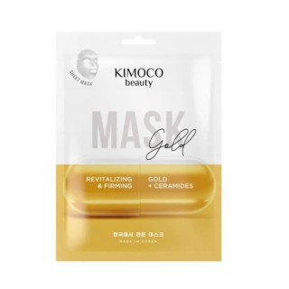 Омолоджувальна тканинна маска Kimoco Beauty Gold із золотом 23 мл