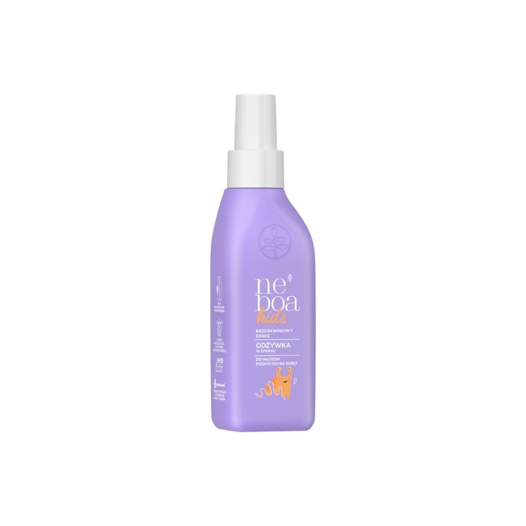 Après-shampoing en spray Neboa Kids Peach Shake 150 ml