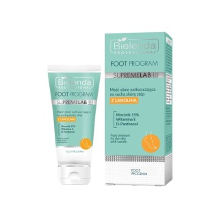 Bielenda Professional SUPREMELAB Foot Program, pommade hautement hydratante pour les pieds secs, 70 ml