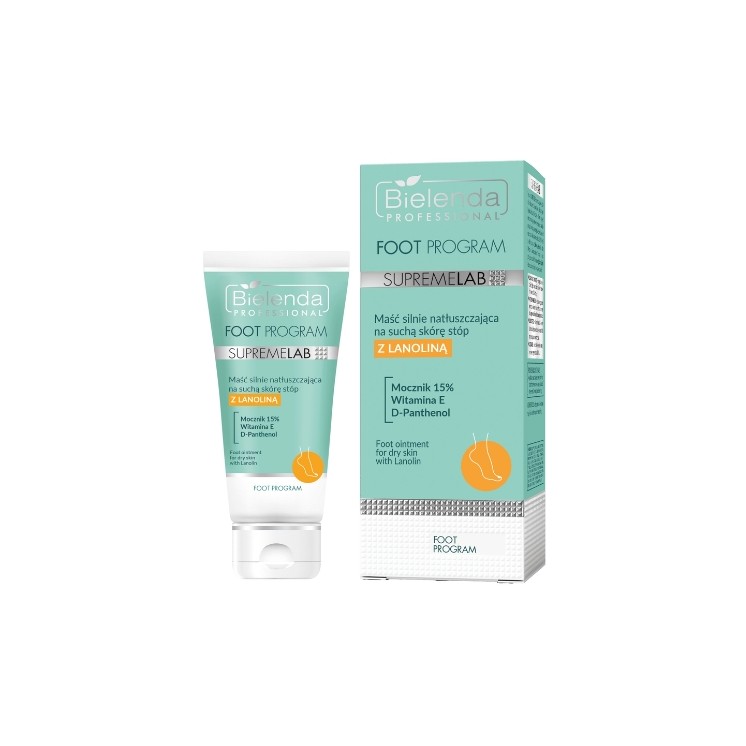 Bielenda Professional SUPREMELAB Foot Program highly moisturizing ointment for dry foot skin 70 ml