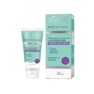 Bielenda Professional SUPREMELAB Fußpflegeprogramm Weichmachende Fußcreme mit 20 % Harnstoff und Salicylsäure 75 ml