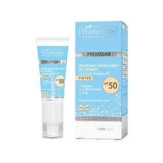 Bielenda Professional SUPREMELAB Hydra Glow ochronny Hydro-Krem do twarzy z formułą CC SPF50 40 ml
