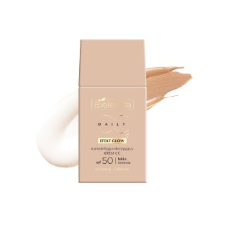 Bielenda Crème CC Hydratante et Correctrice Quotidienne SPF50 Effet Glow 40 ml