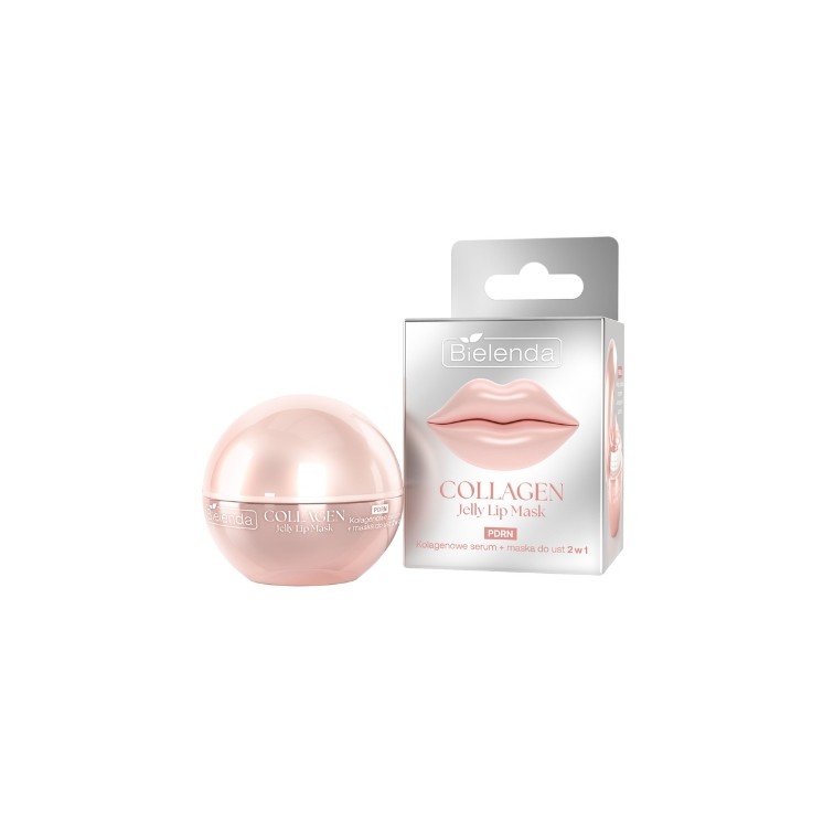 Bielenda Collagen Jelly Lip Mask 2in1 Collagen Serum and Lip Mask PDRN 8 g